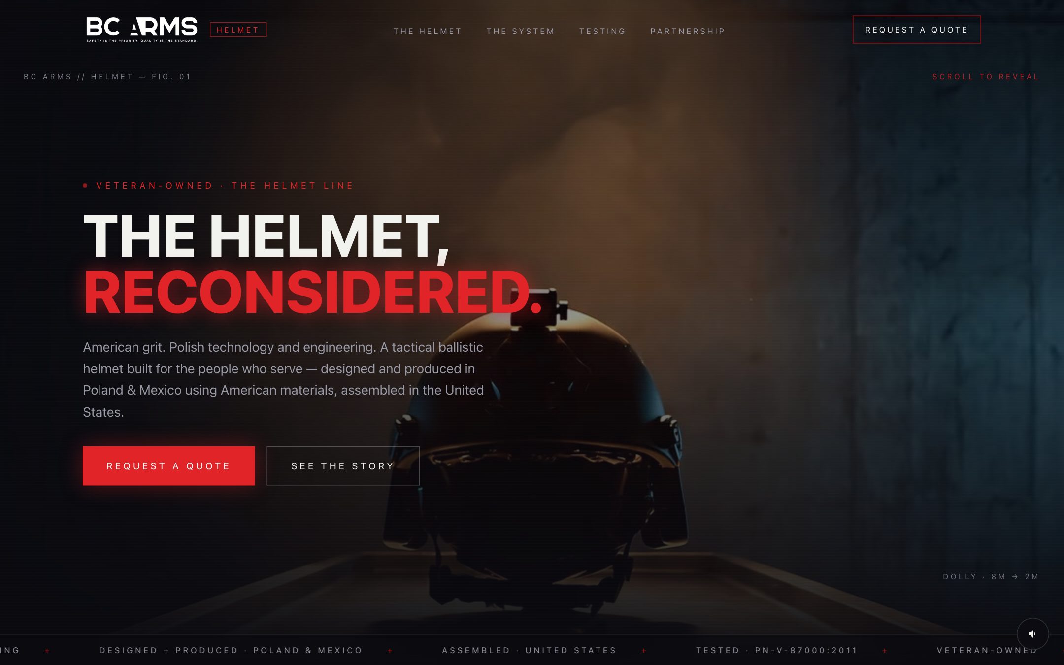 BC Arms Helmet — screenshot