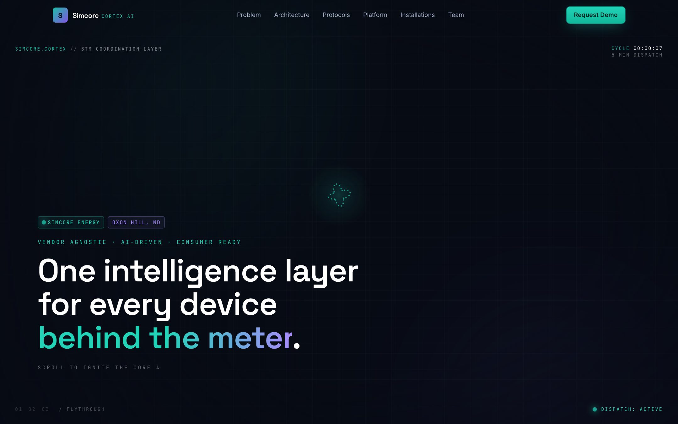 Simcore Cortex AI — screenshot