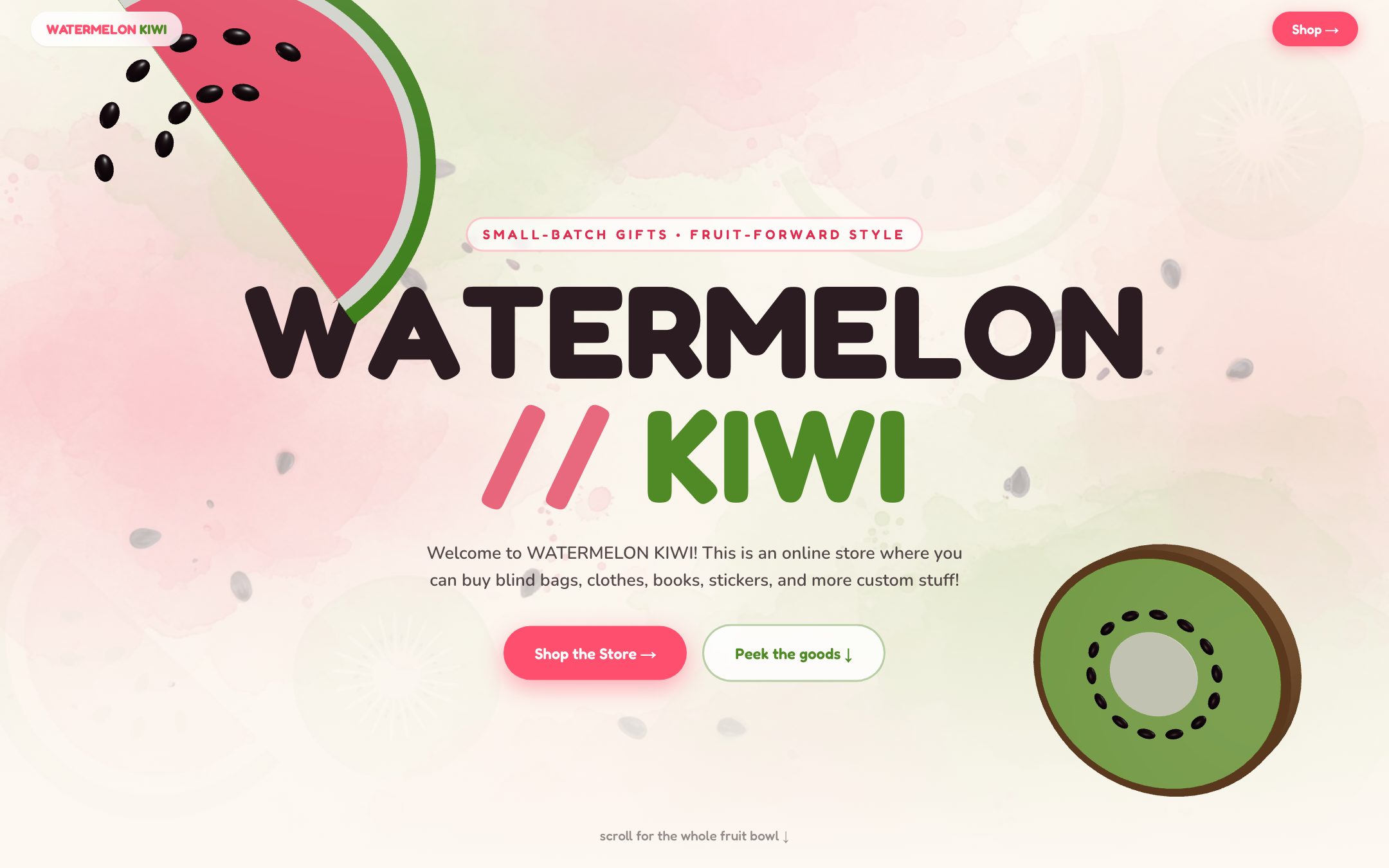 Watermelon Kiwi — screenshot